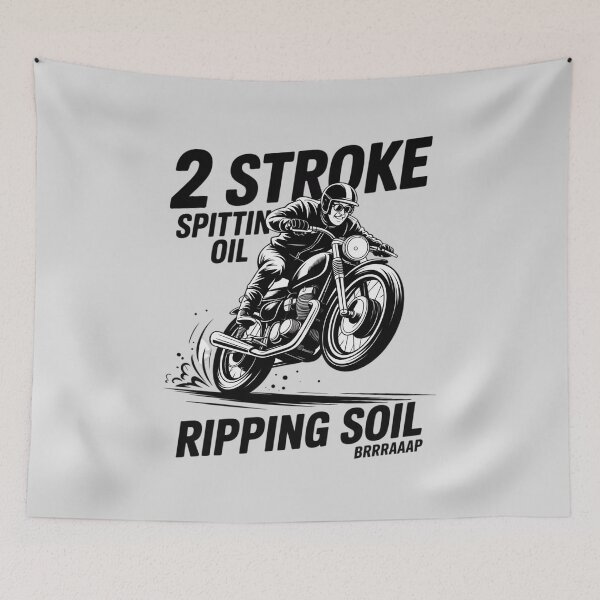 Item preview, Dirt Bike Motocross Stroke Oil Soil Ripping Fun Adventures designed and sold by Sandrhaus.