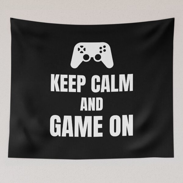 Item preview, Keep Calm And Game On - Video Game designed and sold by Superhero Gear.