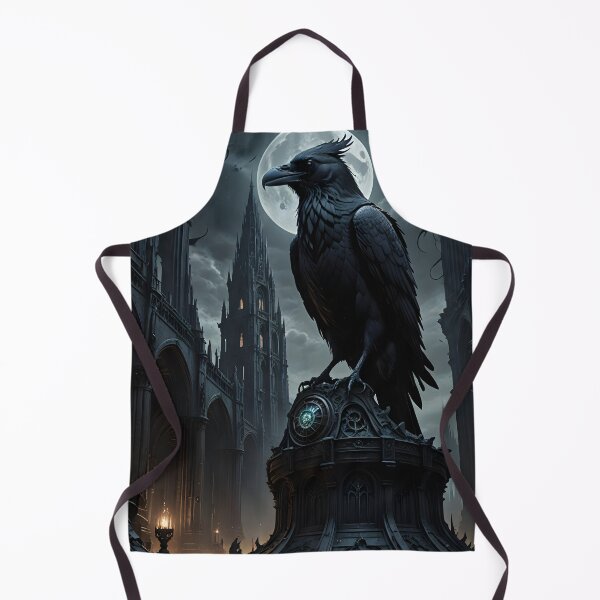 Item preview, Midnight Raven on Gothic Crown designed and sold by Wiss2Arts.