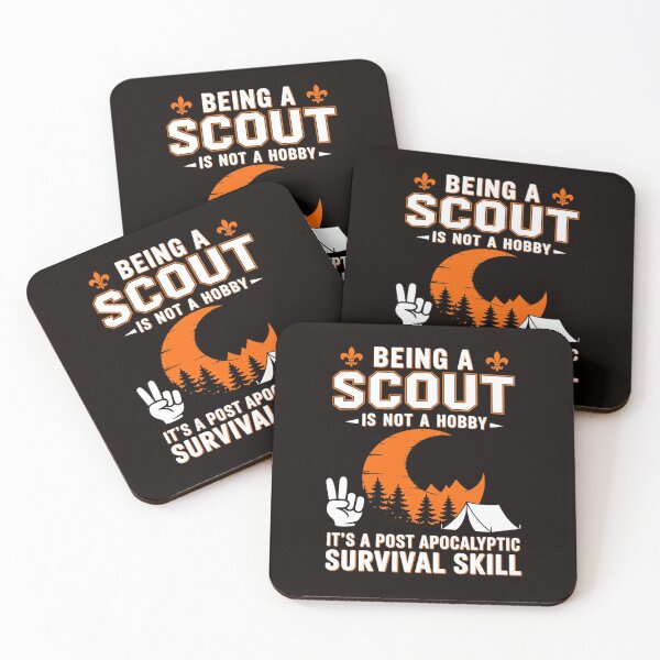 Item preview, Being A Scout Is Not A Hobby - Boys & Girls Scouts designed and sold by RatCurry.