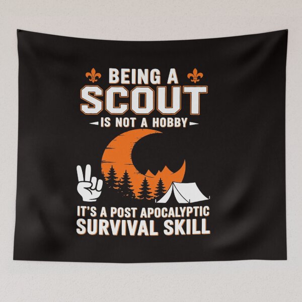Item preview, Being A Scout Is Not A Hobby - Boys & Girls Scouts designed and sold by RatCurry.