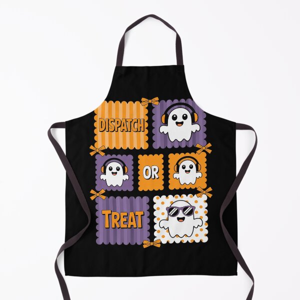 Item preview, Dispatch Or Treat 911 Dispatcher Ghost Halloween Bow Police designed and sold by Sandrhaus.