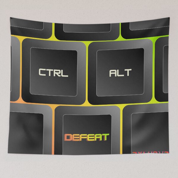Item preview, Ctrl Alt Defeat | Funny Gamer Gift | RGB Keyboard Humor Shirt designed and sold by PXLHDVP.