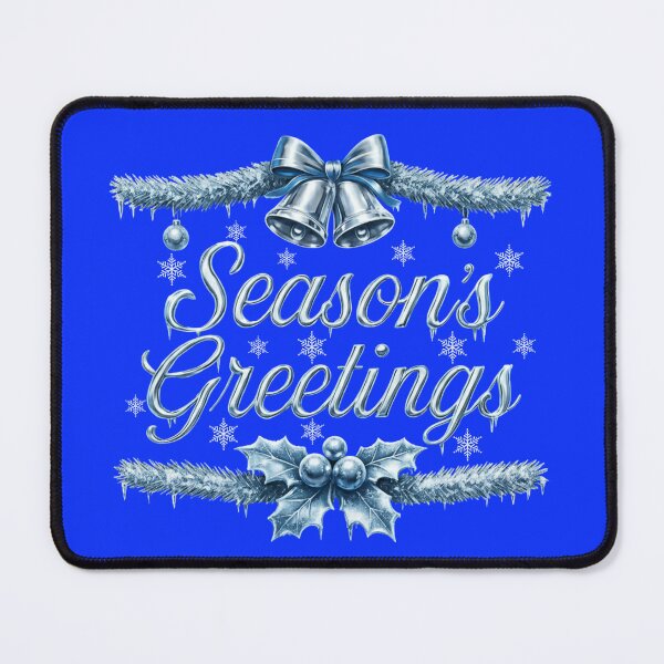 Item preview, Season's Greetings (Frosty Blue edition) designed and sold by Brickroad Dsigns.