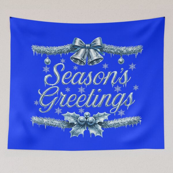 Item preview, Season's Greetings (Frosty Blue edition) designed and sold by Brickroad Dsigns.