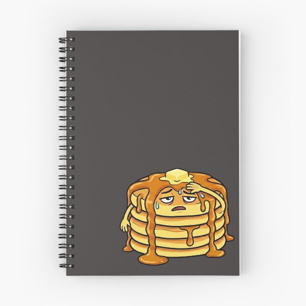 Item preview, Melting Tired Pancakes Funny Breakfast Cartoon designed and sold by srusi.