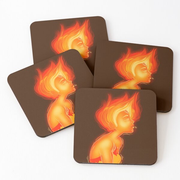 Item preview, Princess of Flames Painted Portrait designed and sold by Luke Beatrice.