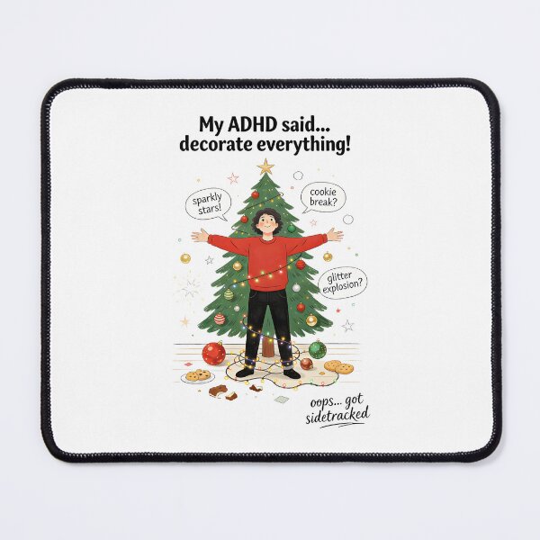 Item preview, ADHD Christmas Chaos designed and sold by Uglyandcute.