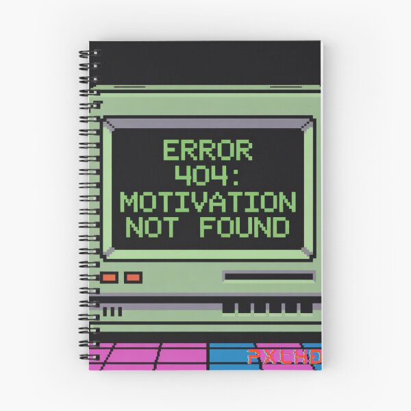 Item preview, Error 404 Motivation Not Found | Programmer Humor | Retro Coder Gift designed and sold by PXLHDVP.