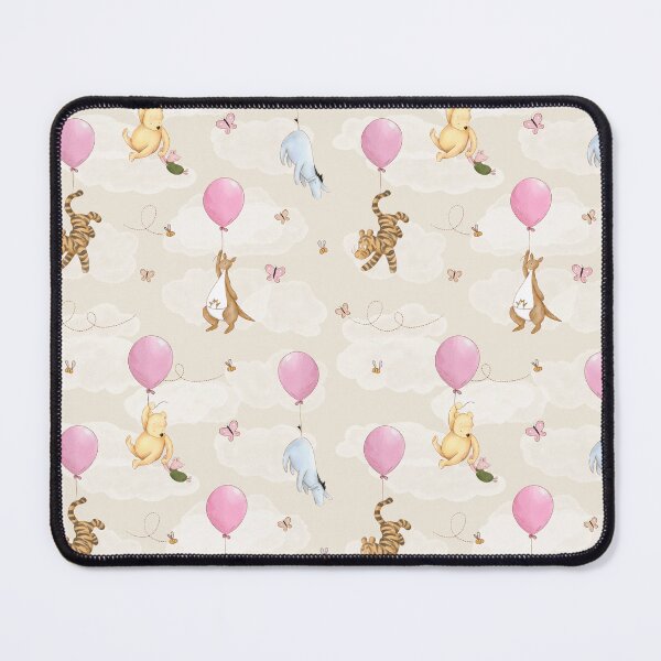 Item preview, Classic Winnie the Pooh and Friends Pink Balloon Seamless Pattern designed and sold by Big Day Out Designs.
