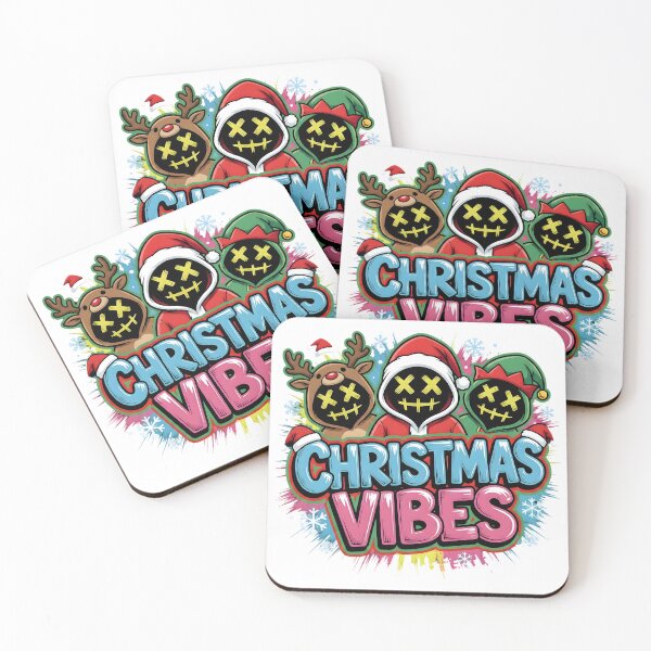 Item preview, Christmas Vibes Masked Characters Art designed and sold by SoulenCify.