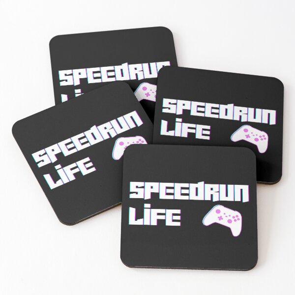 Item preview, Speedrun Life – Pastel Gamer Aesthetic Design designed and sold by PHRASEandSTYLE.