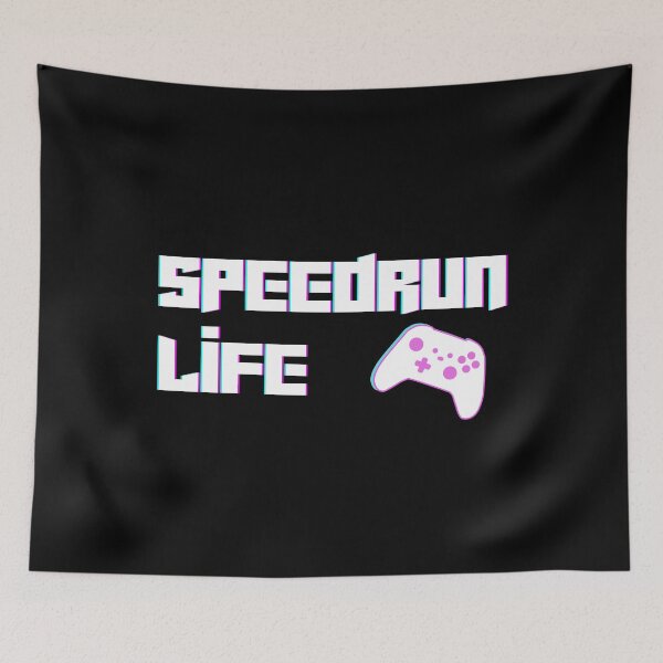 Item preview, Speedrun Life – Pastel Gamer Aesthetic Design designed and sold by PHRASEandSTYLE.