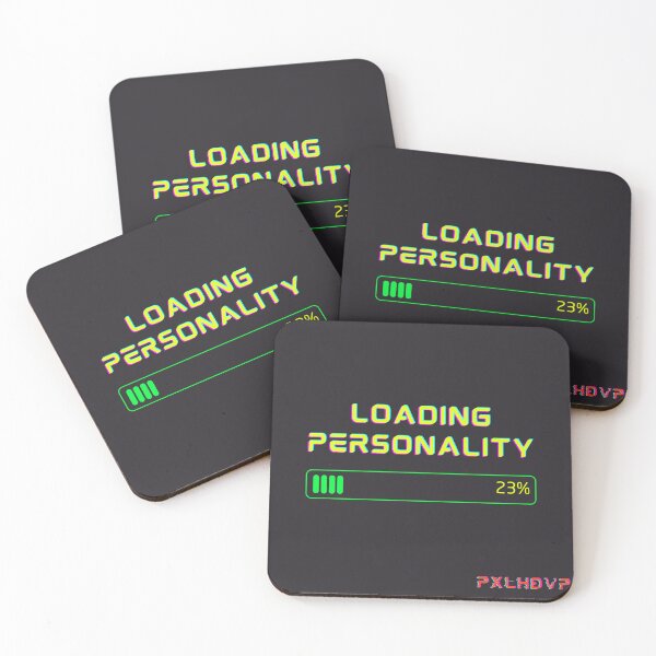 Item preview, Loading Personality 23% | Vaporwave Aesthetic | Introvert Humor Gift designed and sold by PXLHDVP.