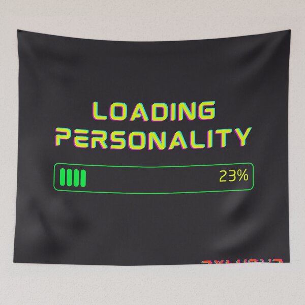 Item preview, Loading Personality 23% | Vaporwave Aesthetic | Introvert Humor Gift designed and sold by PXLHDVP.
