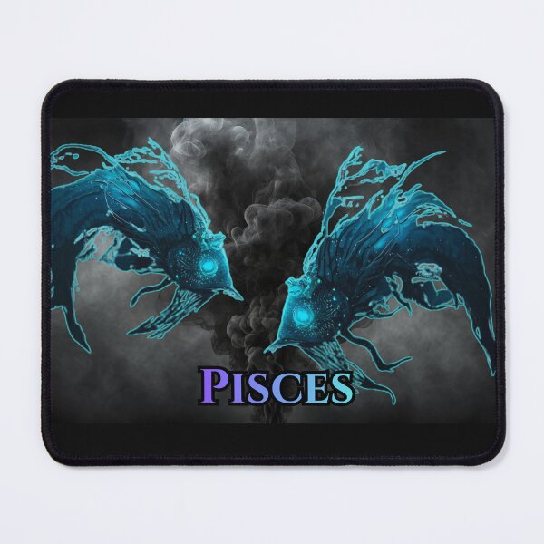 Item preview, Pisces Ice Zodiak - Frozen Twin Fish Celestial Ocean Spirit designed and sold by GreennieArt.
