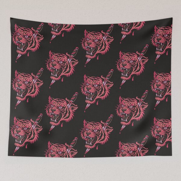 Item preview, unlucky japanese tiger and dagger  designed and sold by CamaleonDesigns.