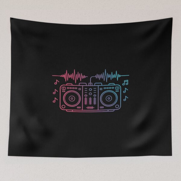 Item preview, DJ Turntables Music Pulse with Club Beat in Nightlife designed and sold by Sandrhaus.