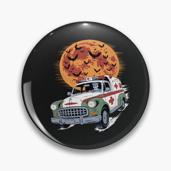 Item preview, Skeleton Driving Ambulance Halloween Horror Costume Driver designed and sold by VladimiaPutin.