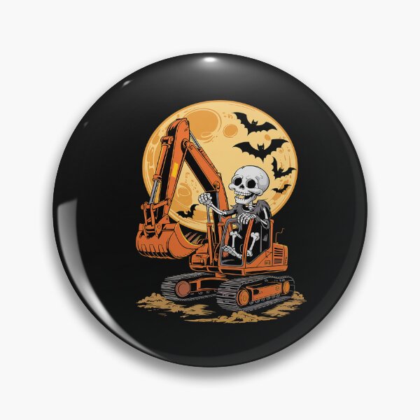 Item preview, Skeleton Driving Excavator Halloween Horror Costume Driver designed and sold by VladimiaPutin.