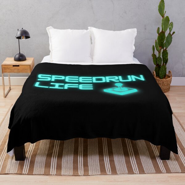 Item preview, Speedrun Life – Neon Gamer Glowing Design designed and sold by PHRASEandSTYLE.