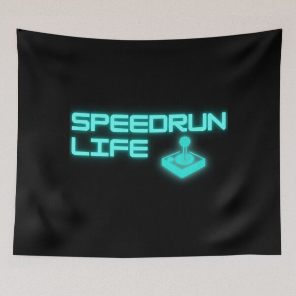 Item preview, Speedrun Life – Neon Gamer Glowing Design designed and sold by PHRASEandSTYLE.