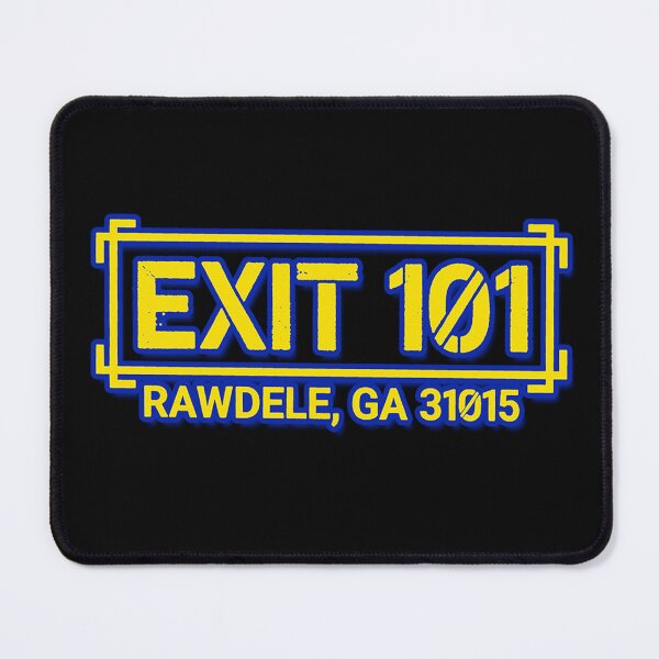Item preview, Exit 101 - GOLD with BLUE trim designed and sold by SELFSTYLED229.