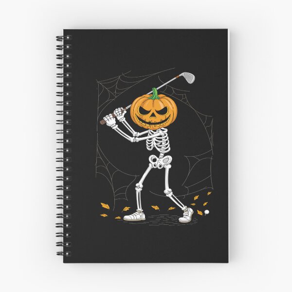 Item preview, Skeleton Golf Halloween Pumpkin Golfing Golfer designed and sold by VladimiaPutin.