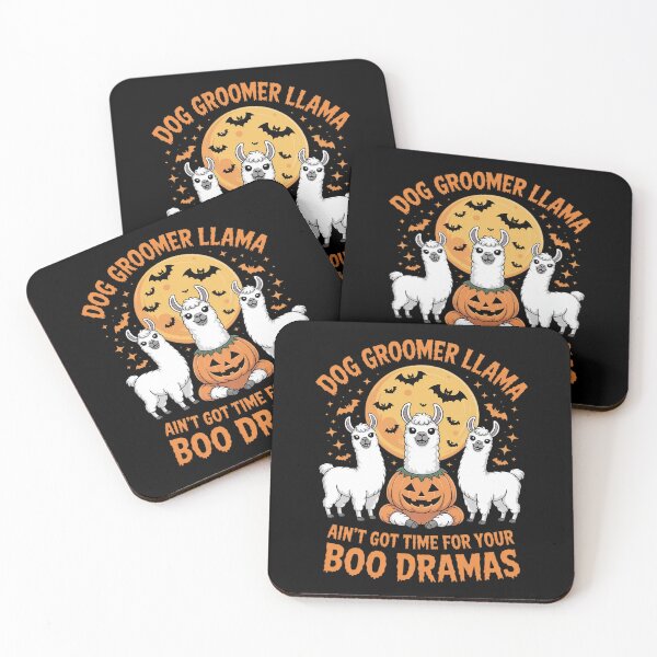 Item preview, Dog Groomer Llama Funny Sarcastic Boo Dramas Halloween designed and sold by Sandrhaus.