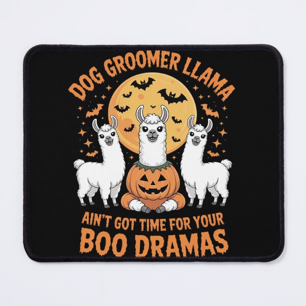 Item preview, Dog Groomer Llama Funny Sarcastic Boo Dramas Halloween designed and sold by Sandrhaus.