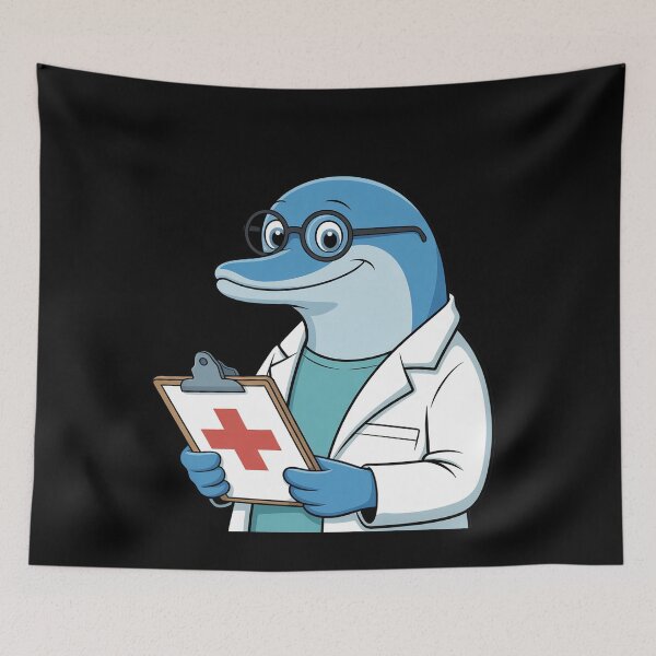 Item preview, Doctor Physician Job Dolphin Medical designed and sold by Sandrhaus.