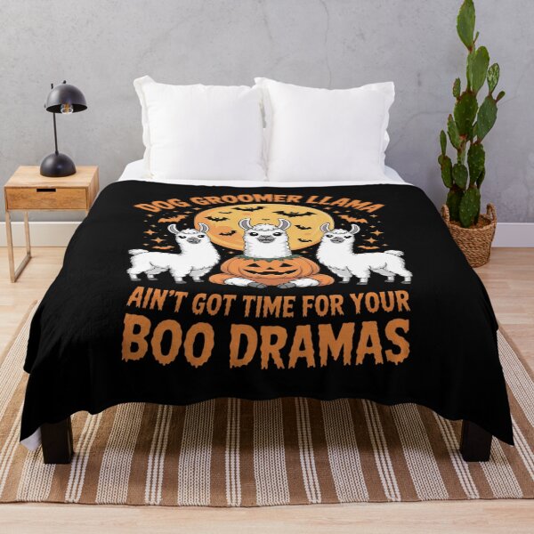 Item preview, Dog Groomer Llama Funny Sarcastic Boo Dramas Halloween designed and sold by Sandrhaus.