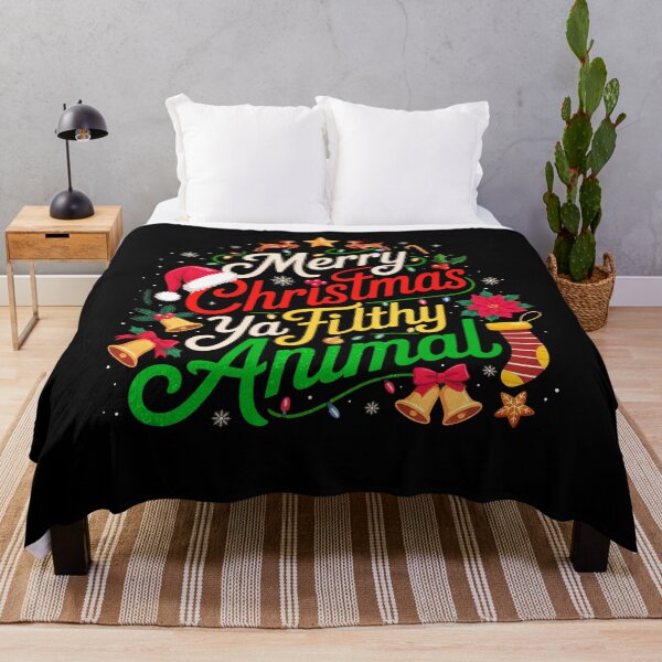 Item preview, Merry Christmas Ya Filthy Animal designed and sold by PrettyInk.