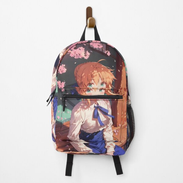 Item preview, Saber Anime Girl Sakura Blossom Japan Spring Pastel Tranquil Fate Stay Night designed and sold by CarlosBender.