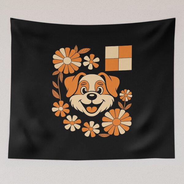 Item preview, Dog Halloween Floral Spooky Season designed and sold by Sandrhaus.