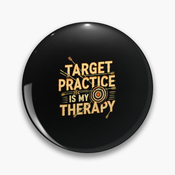Item preview, Target Practice Is My Therapy Archery Bow Arrow designed and sold by BeverlyBrenda.
