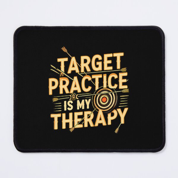 Item preview, Target Practice Is My Therapy Archery Bow Arrow designed and sold by BeverlyBrenda.