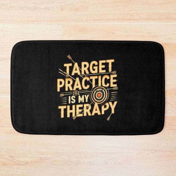 Item preview, Target Practice Is My Therapy Archery Bow Arrow designed and sold by BeverlyBrenda.