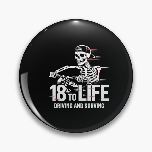 Item preview, Skeleton Trucker 18 To Life Driving And Surviving Driver designed and sold by VladimiaPutin.