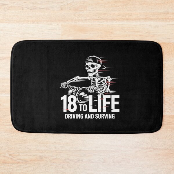 Item preview, Skeleton Trucker 18 To Life Driving And Surviving Driver designed and sold by VladimiaPutin.