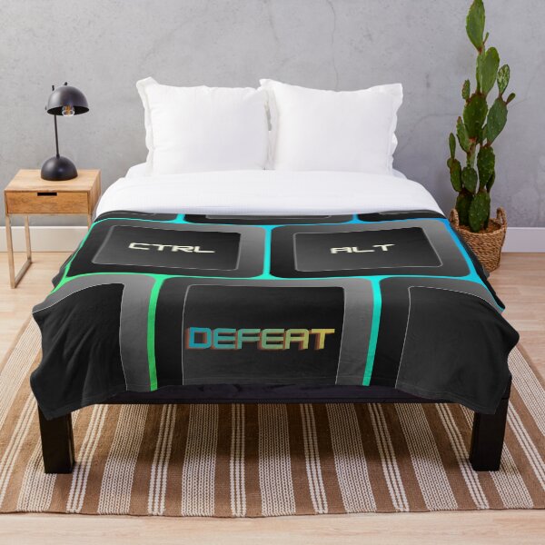 Item preview, Ctrl Alt Defeat Cyan | Funny Gamer Gift | RGB Keyboard Humor Shirt designed and sold by PXLHDVP.