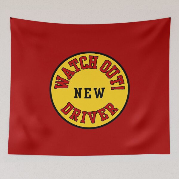 Item preview, DRIVERS SIGN, CAR, WATCH OUT!  NEW DRIVER, NOVELTY  designed and sold by AASparksDesigns.