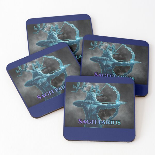 Item preview, Sagittarius Icy Zodiac - Frozen Archer Mysthical Winter Centaur designed and sold by GreennieArt.