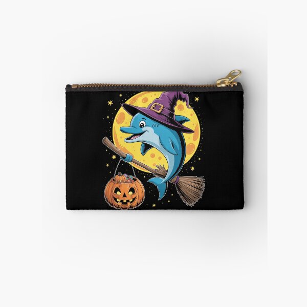 Item preview, Dolphin Witch Hat Trick or Treat Candy Bucket Halloween designed and sold by ryukaizox1.