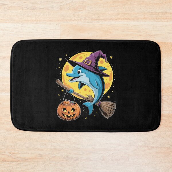 Item preview, Dolphin Witch Hat Trick or Treat Candy Bucket Halloween designed and sold by ryukaizox1.