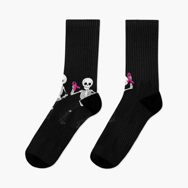 Item preview, Domestic Violence Breast Cancer Pink Purple Ribbon Skeletons designed and sold by ryukaizox1.