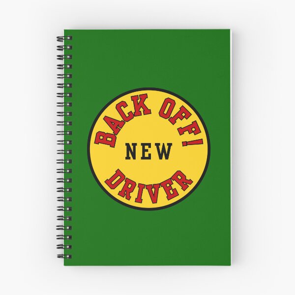 Item preview, DRIVERS SIGN, CAR, BACK OFF!  NEW DRIVER, NOVELTY  designed and sold by AASparksDesigns.
