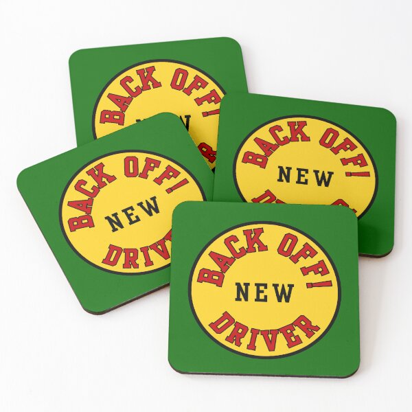 Item preview, DRIVERS SIGN, CAR, BACK OFF!  NEW DRIVER, NOVELTY  designed and sold by AASparksDesigns.