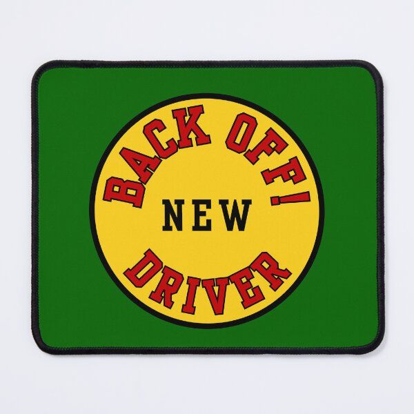 Item preview, DRIVERS SIGN, CAR, BACK OFF! NEW DRIVER, NOVELTY designed and sold by AASparksDesigns.