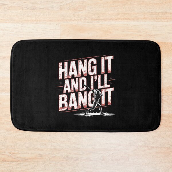 Item preview, Hang It And I'Ll Bang It Competitive Baseball Sports - designed and sold by DanielleTonia.